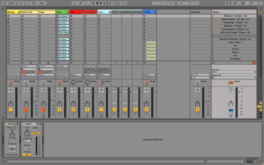 Ableton Live session view